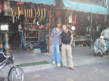 a jmaa  el fna    moi et achraf